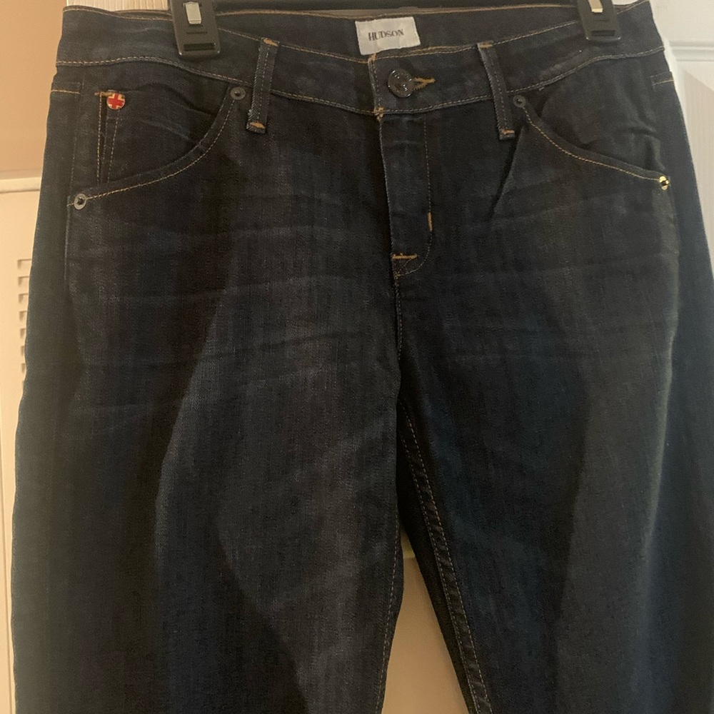 HUDSON NAVY BLUE JEANS, Size 29 waist CARLY, NWOT. - Picture 6 of 6